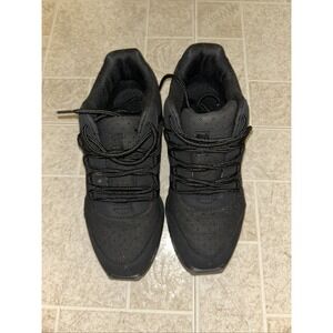 Capezio Rock It Dansneaker Womens 7 38.5 Leather Dance 202848 Split-Sole Black